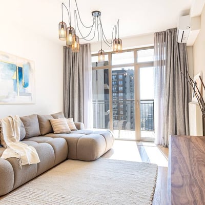 Rental of a modern 2-room apartment, 55 m², BW Aurora, Belgrade Waterfront, Belgrade, Serbia